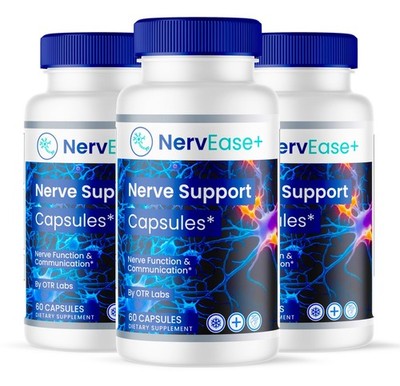 Nervease Pills, Nerv Ease Nerve & Sciatica Relief Support Supplement 180CT