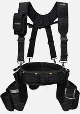 MELOTOUGH Tool Work Gear Prof Carpenters  Suspenders Heavy Duty Rig 28 Pockets