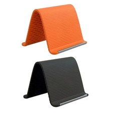 Portable Foldable Silicone Phone Holder, Flexible Silicone Aluminum Phone Stand