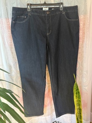 JMS Just My Size by Hanes Women's size 26W Classic Stretch Tapered Denim Jeans