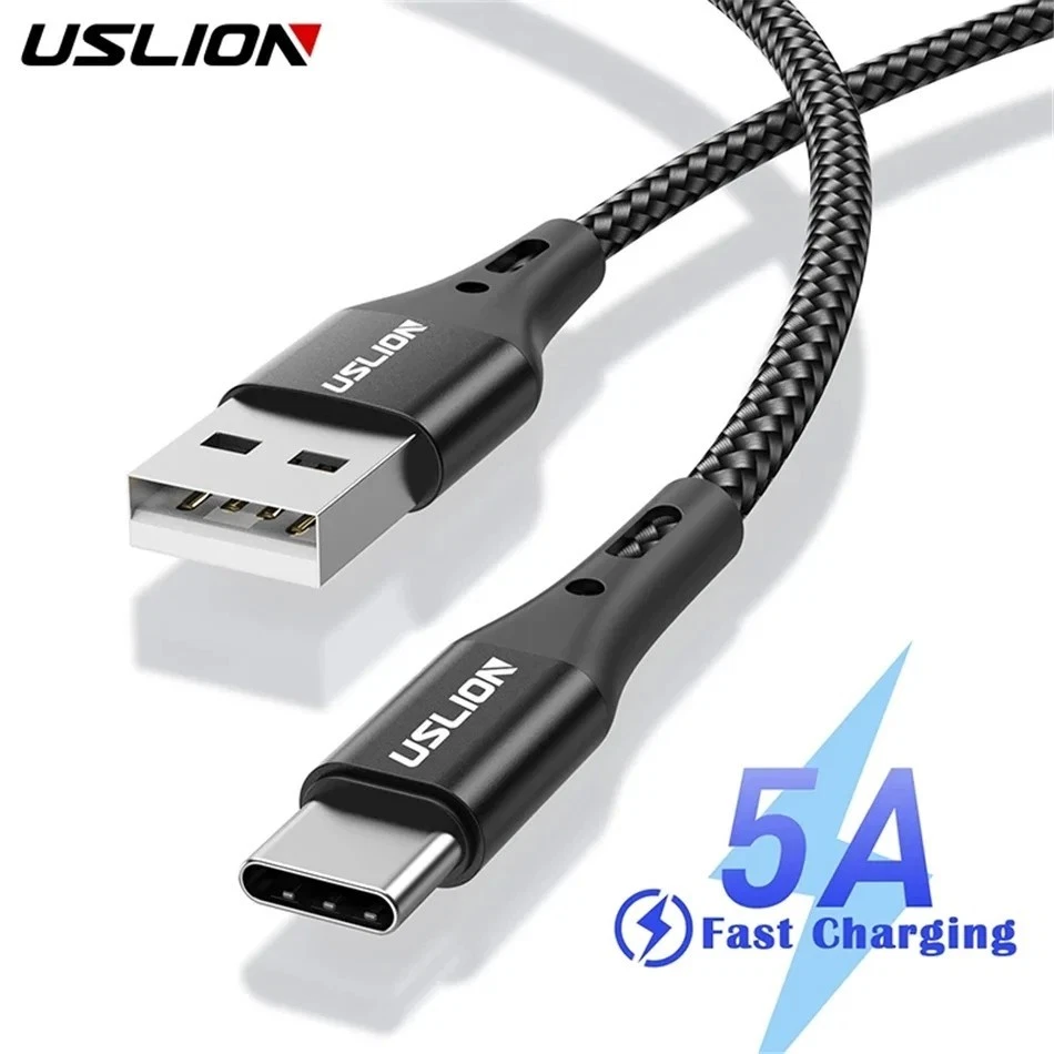 USB Type C Braided Cable Charging Fast Phone Charger HeavyDuty Long Lead 1 to 3m