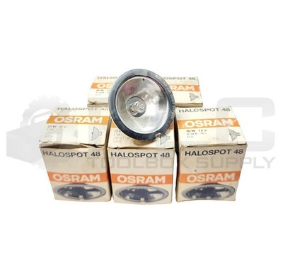 NEW LOT OF 5 OSRAM 41900 W2 HALOSPOT 48 UV-STOP 20W 12V HALOGEN, INCANDESCENT *