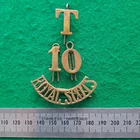 WW1 10th Cyclist Territorial Battalion Royal Scots Regiment Shoulder Title Badge