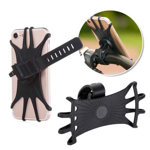 Mobile Phone Holder 360 Degree Rotatable Silicone Bike Handlebar - Bild 7 von 12