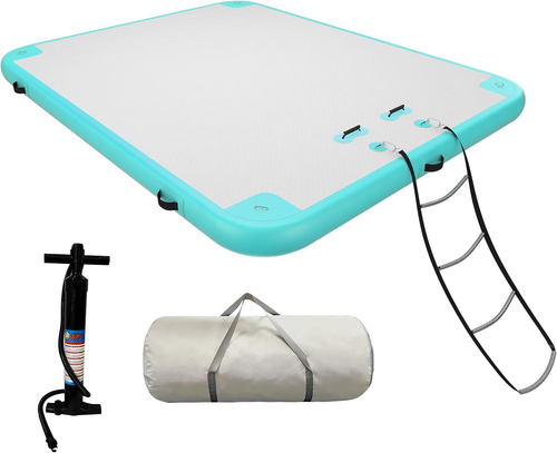 AZXRHWYGS Inflatable Floating Dock Air Dock Platform Floating Island Raft wit... - Picture 1 of 12