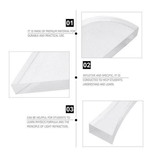 Juego de 5 lentes de trabajo óptica física experimento kit de lentes ópticas - Imagen 3 de 10