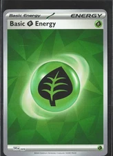 SVE009 Basic Grass Energy Holo/Shiny Pokemon Prismatic Evolutions
