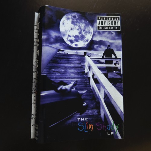 Eminem The Slim Shady LP Cassette Tape 1999 Original Rap Hip-Hop Rare Interscope - Picture 10 of 18