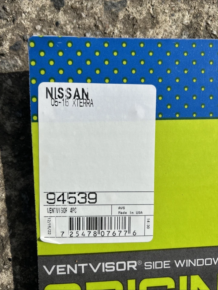 05-16 Nissan Xterra Ventshade AVS Deflector Ventana Lateral Foto 2 de 2