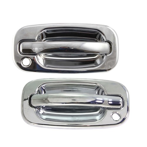 For Cadillac Escalade ESV 2003-2006 Exterior Door Handle | Pair Front All Chrome