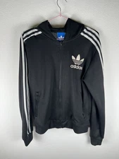 Adidas Men's XS Originals Trefoil Hoodie Black Excellent