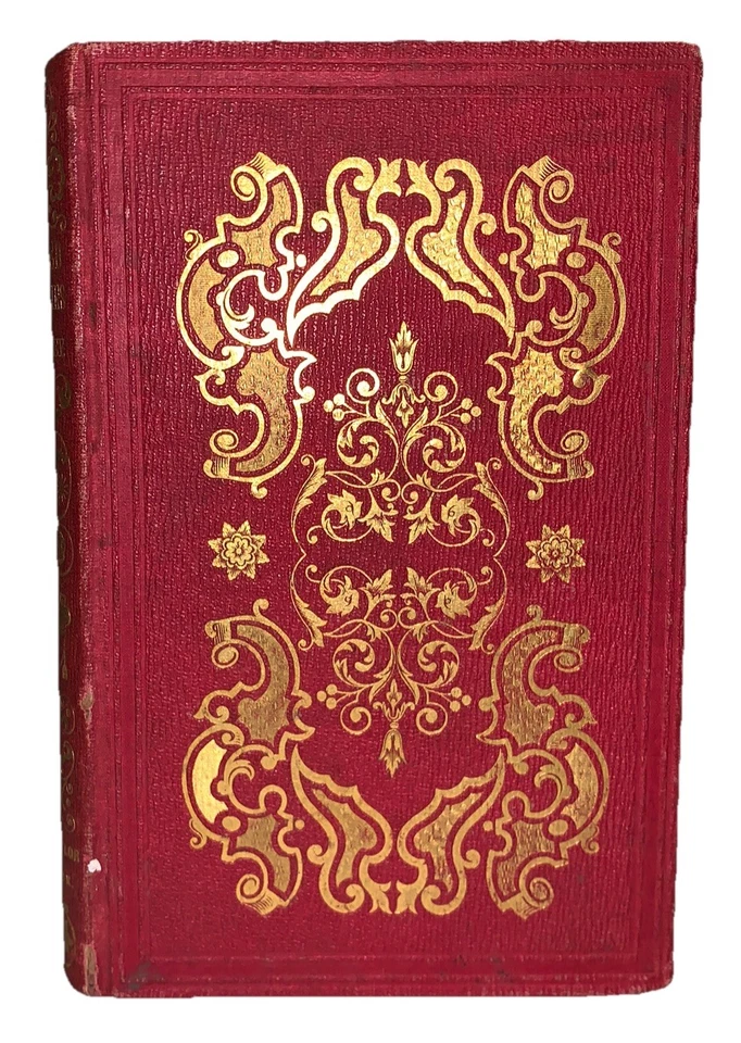 1850, THE SACRED MOUNTAINS, by J. T. HEADLEY, ILLUSTRATED, RELIGION, VG+ - Image 2 of 4