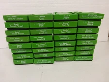 Lot of 32 Sizzix Green Original Dies - Fall Holidays Summer Ocean Seasonal More