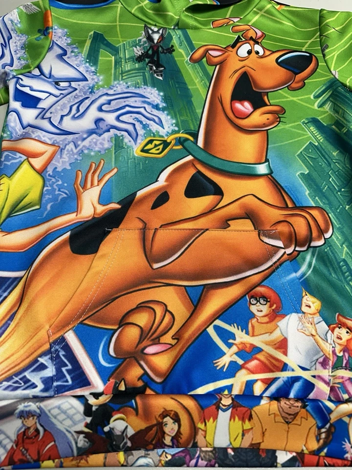Sudadera con Capucha Scooby Doo AOP Estampado Completo Niños Jóvenes Talla Grande L Dibujos Animados-SIN CORDÓN Foto 3 de 4