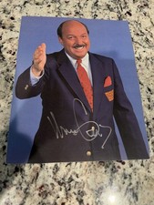 WWE Mean Gene Okerlund Autographed 8x10 Wrestling Photo Signed Wwe Aew