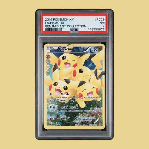 Pikachu RC29/RC32 Full Art Ultra Rare Generations PSA 7