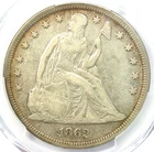1862 Seated Liberty Silver Dollar Civil War $1 - PCGS VF Details - Rare Date!