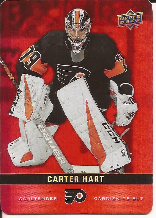 2019-20 Upper Deck Tim Hortons Red Die-Cut Parallel DC-11 Carter Hart