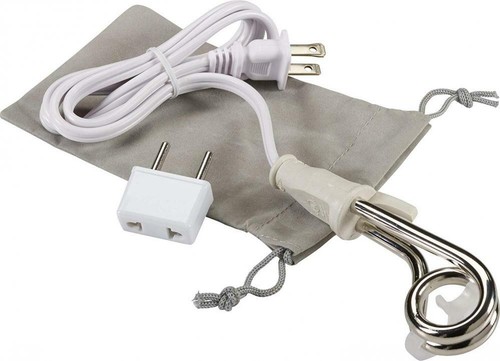 Lewis N. Clark Portable Travel Immersion Water Heater - 120/240V White - Picture 2 of 8