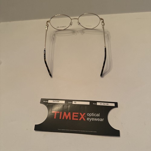 NEW Style By TIMEX 9:41AM YG Gold AUTHENTIC TITANIUM EYEGLASSES RX 51-16-130 MM - Picture 5 of 7