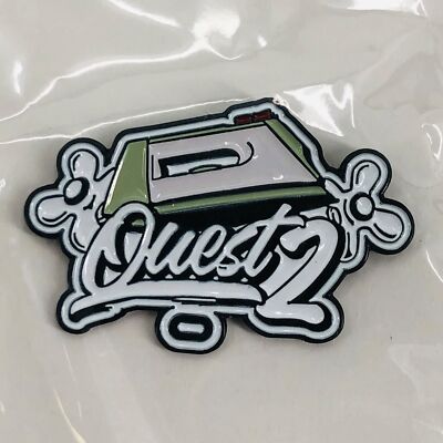 Oculus Quest 2 Enamel VR Headset Promo Advertising Lapel Pin