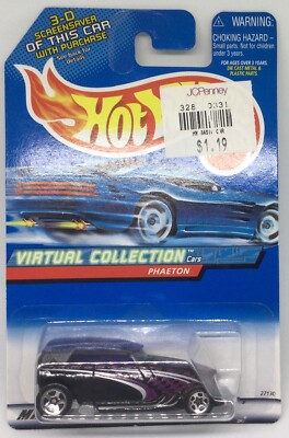 Hot Wheels Virtual Collection Phaeton #164 1999 Black/Purple Made in China New