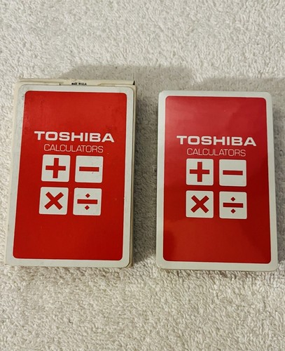 Sealed Toshiba Calculators Custom Playing Cards - Picture 8 of 8