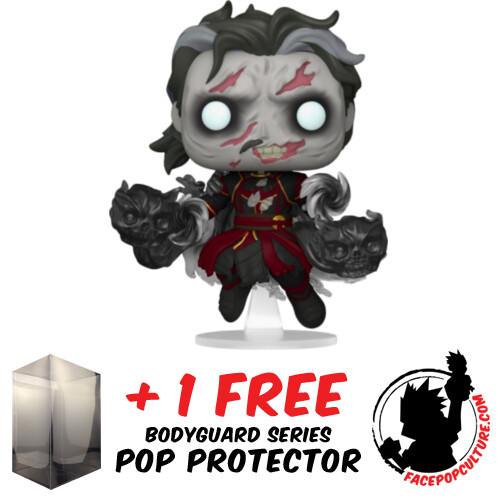 VINILO FUNKO POP MARVEL DOCTOR EXTRAÑO 2 M.O.M. DEAD STRANGE GLOW EXCLUSIVO - Imagen 1 de 1