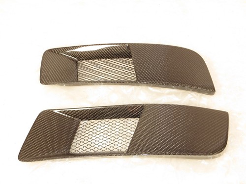 Carbon Fiber Front Air Intake Duct Scoops only fit for Audi A4 B7 DTM bumper - Picture 2 of 4