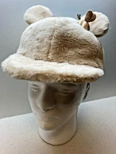 Japan Tokyo Disney Resort Store Ears HeadBand Hat Fun Cap Fluffy Winter Pooh New
