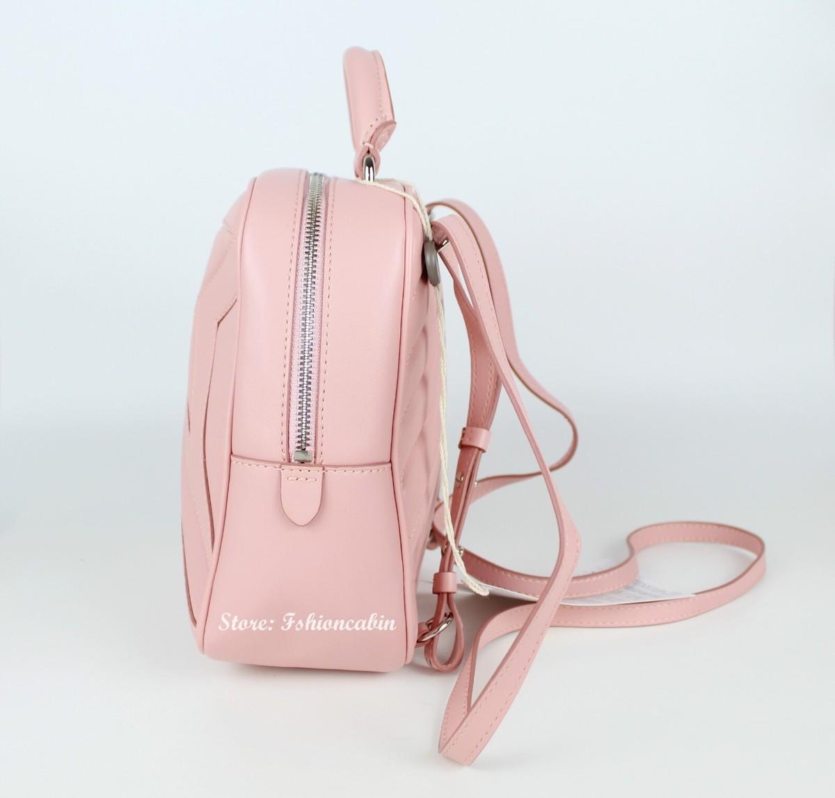 NEW STELLA MCCARTNEY Star Backpack, Pink, Faux Leather Bag  display picture 1