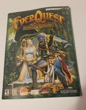 MANUAL ONLY EverQuest The Ruins of Kunark NO GAME book 2000 VTG FREE SHIPPING