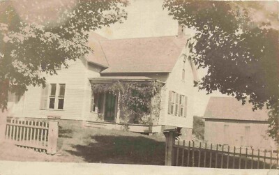 ''A Picture Of Our House When We First Moved Here'',  Norwich CT RPPC 1917