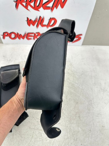 1999 HARLEY FLH ELECTRA GLIDE Saddlebag Bumper Rails Storage Pocket Luggage OEM - Picture 17 of 20