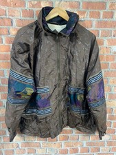 Komitor Vintage Brown With Printed Tape Windbreaker Jacket 18/20 Nostalgic Vibes