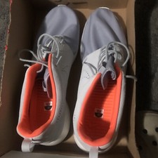 Nike Roshe One Premium - Platino Puro Naranja Talla 11 Nuevo En Caja