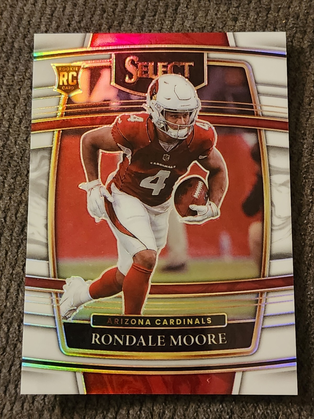 2021 Rondale Moore Panini Select Concourse White Prizm /35 #58 Rookie RC 🔥