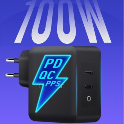 100W USB C Schnell Ladegerät Netzteil für iPhone 15 16 17 + Kabel 1m 2m