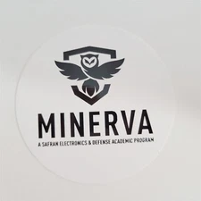 Minerva Safran Electronics & Defense Academic Program Sticker Decal Military