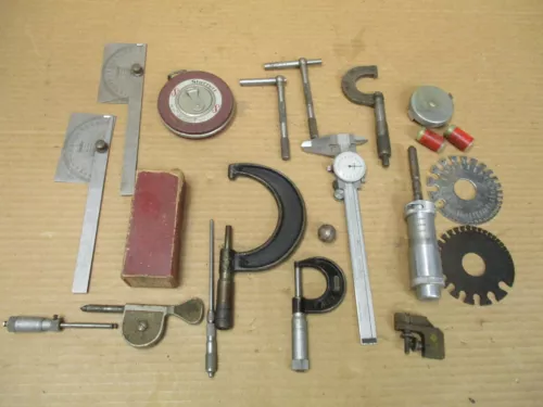 LOT Of Starrett Craftsman Machinist Tools Caliper Micrometer Gages LOOK!