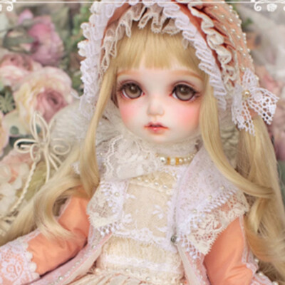 Lovely Anime Girl 1/4 BJD Doll Joint Naked Doll Eyes Face Makeup Handmade Gift