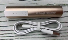 Portable Chargers 3350mAh Power Bank 1A Output Rose Gold