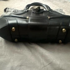 Alexander McQueen Turn Lock Hand Bag Women Genuine USED