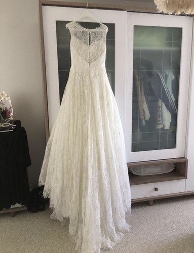 Demetrios Brautkleid Hochzeitskleid Boho Vintage spitze Gelinlik Prinzessin - Bild 14 von 19