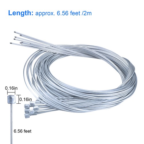 10x Bicycle Shift Wire Bike Shifter Derailleur Gear Stainless Steel Inner Cable - Picture 8 of 9