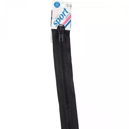 Coats Thread & Zippers and Sport Separating Zipper, 14-Inch, Black