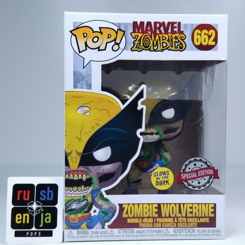 Funko Pop! Marvel Zombies - Zombie Wolverine Glows Special Edition #662