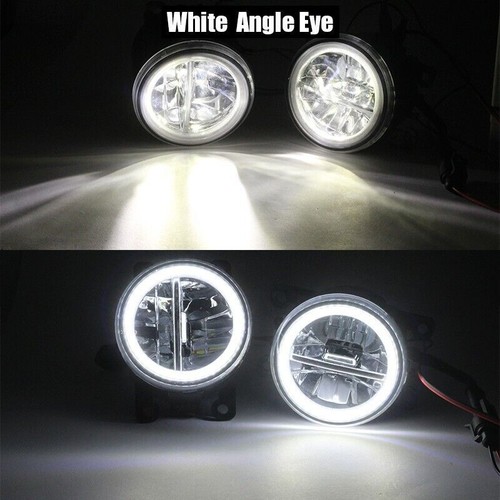 Kit fendinebbia LED anello occhio angelo DRL lampada da corsa diurna adatto per Nissan Qashqai - Foto 10 di 10