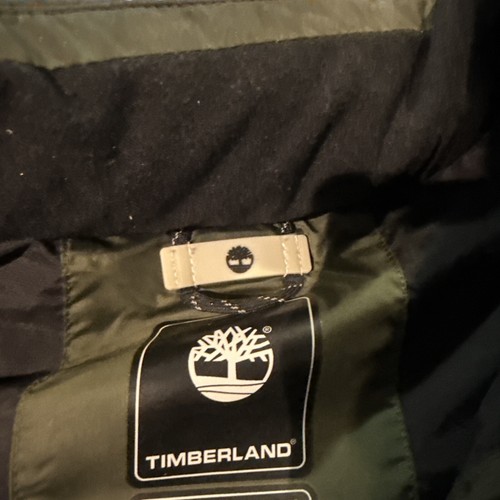 Timberland Men’s 3XL Puffy Gilet Green Sleeveless Jacket Duck Down lining - Picture 7 of 17