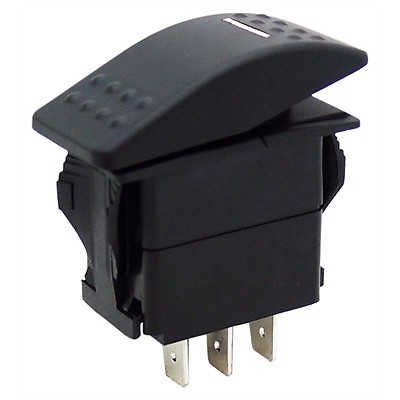 Off Contura Rocker Switch for Boats White Illuminated SPST 2 Position On